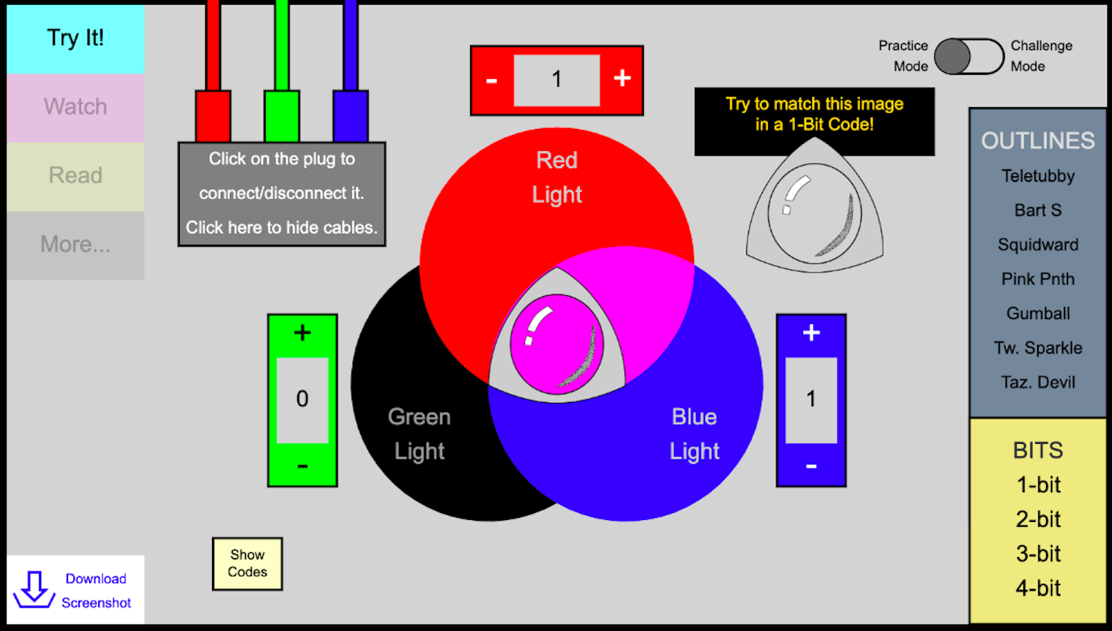 Matching-Cartoons Canvas
