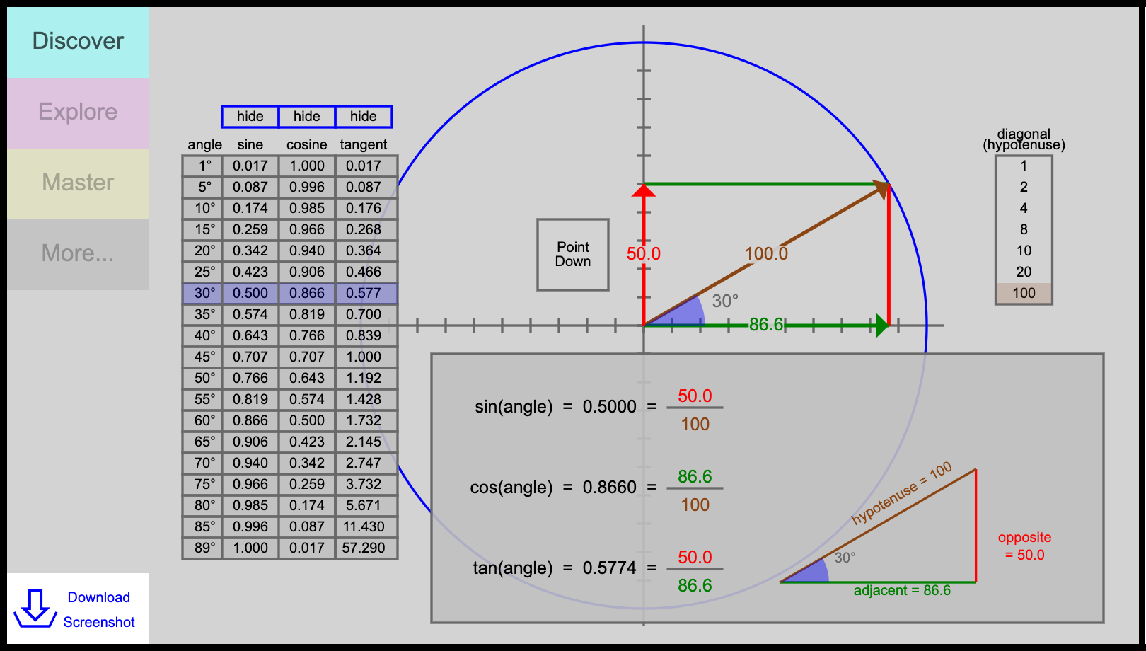 Vector Components Canvas